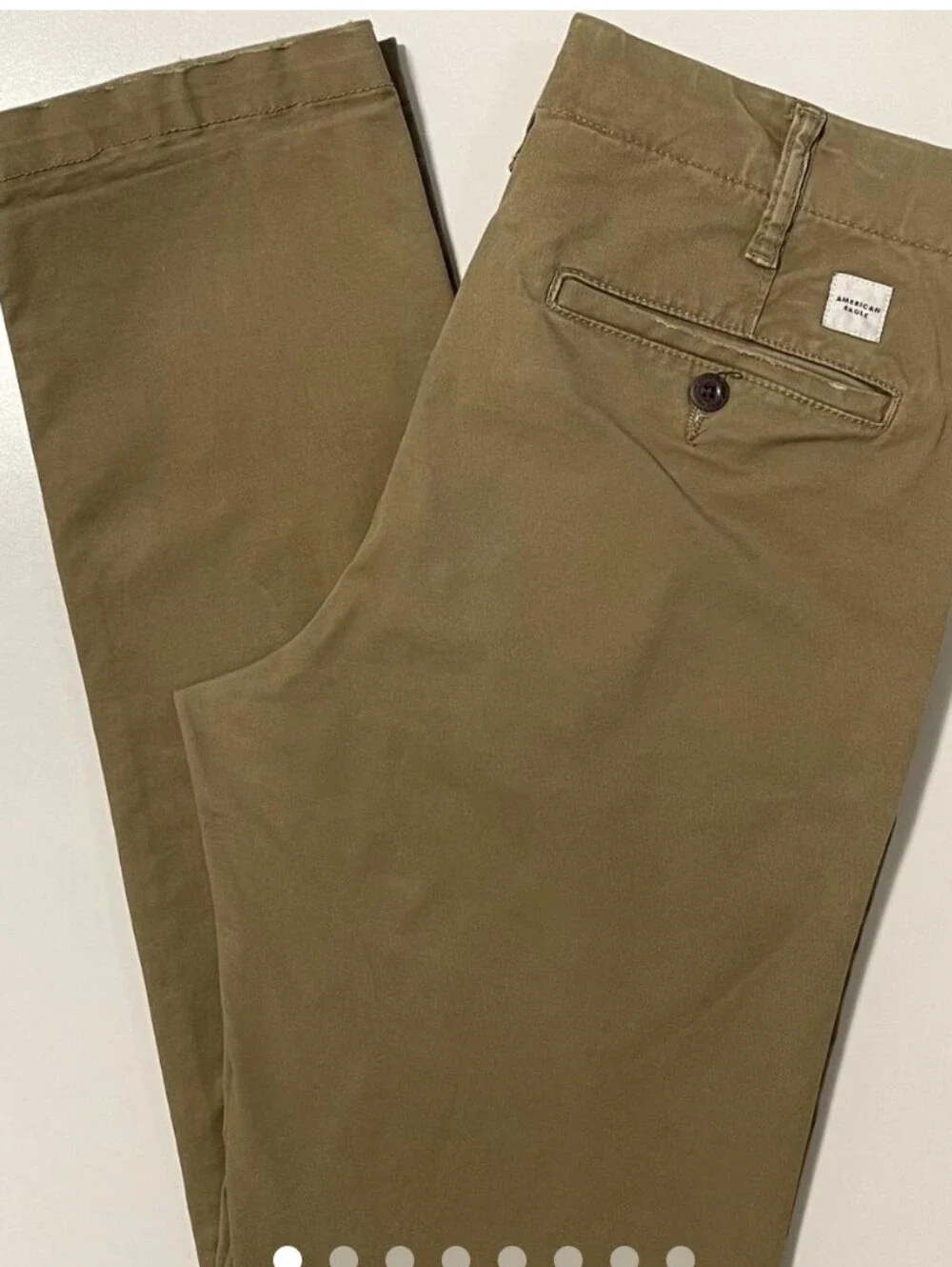 American Eagle Outfitters Men’s Original Straight Lived-in Flex Khakis
